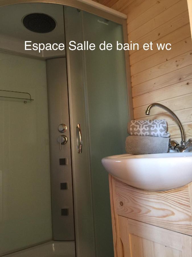 Roulottes Du Chalet Des Pins Rougeou Kültér fotó