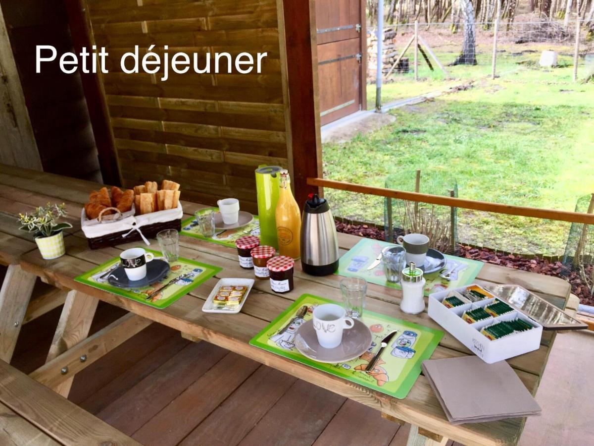 Roulottes Du Chalet Des Pins Rougeou Kültér fotó