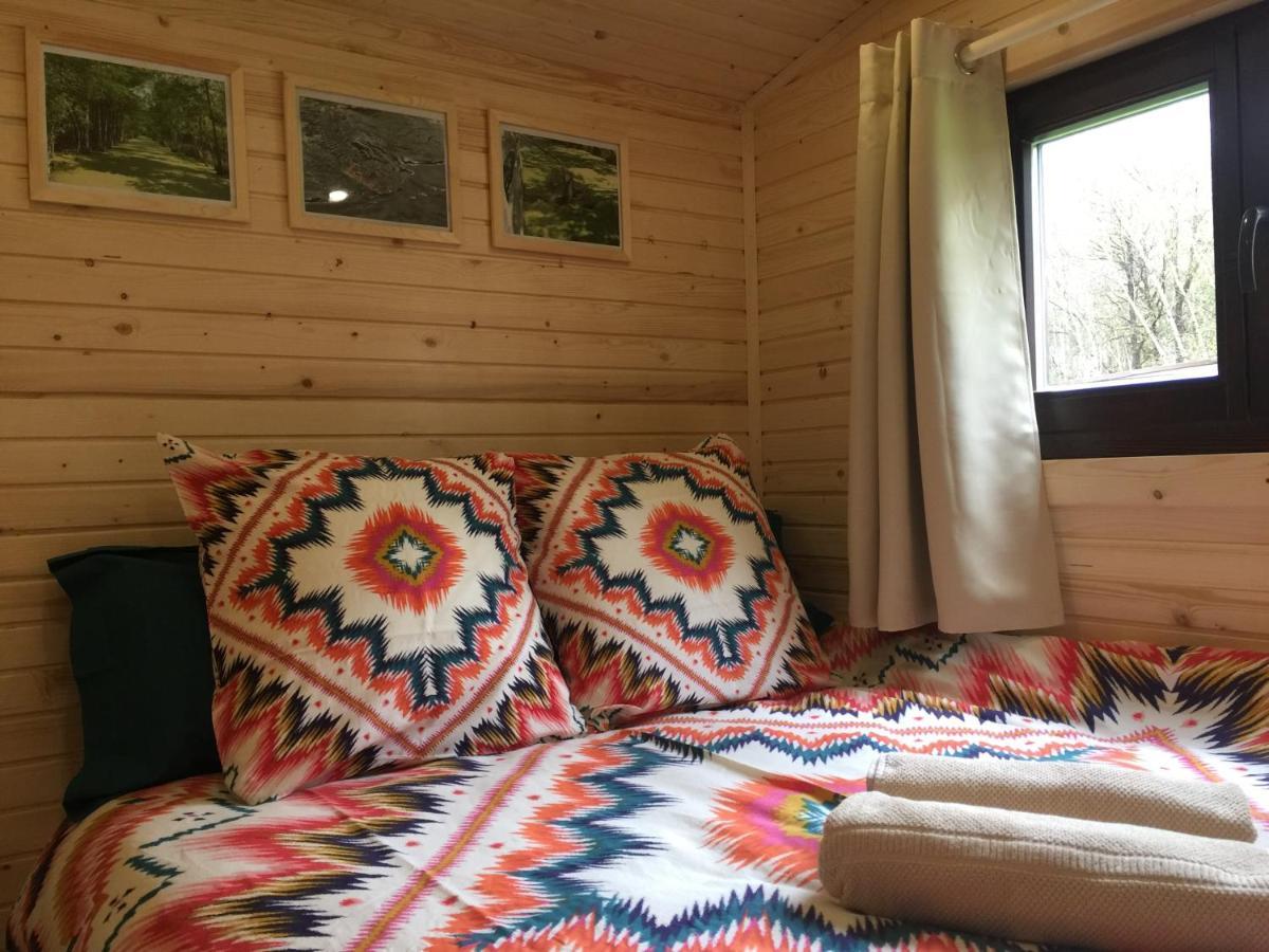 Roulottes Du Chalet Des Pins Rougeou Kültér fotó