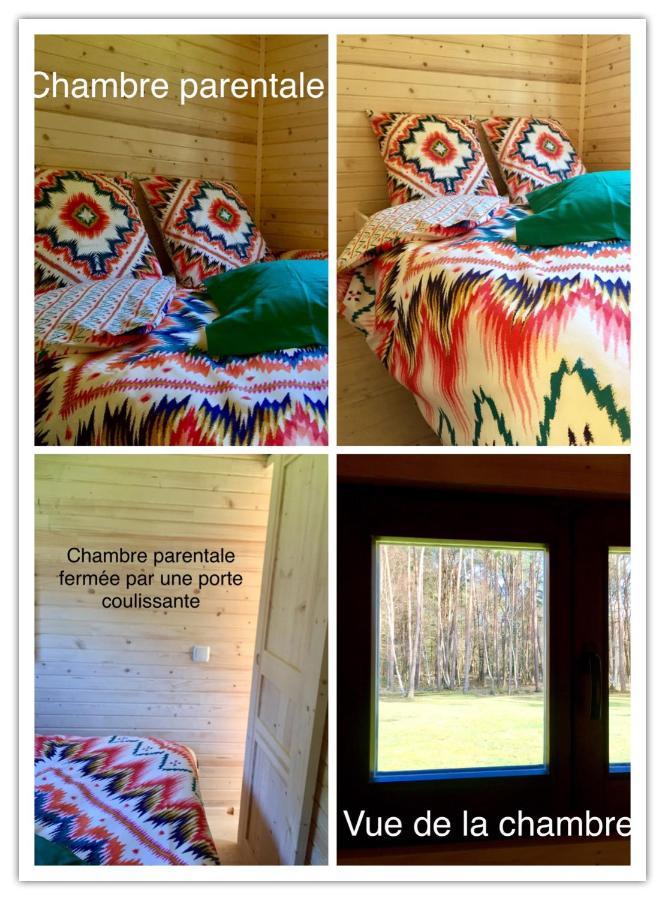 Roulottes Du Chalet Des Pins Rougeou Kültér fotó