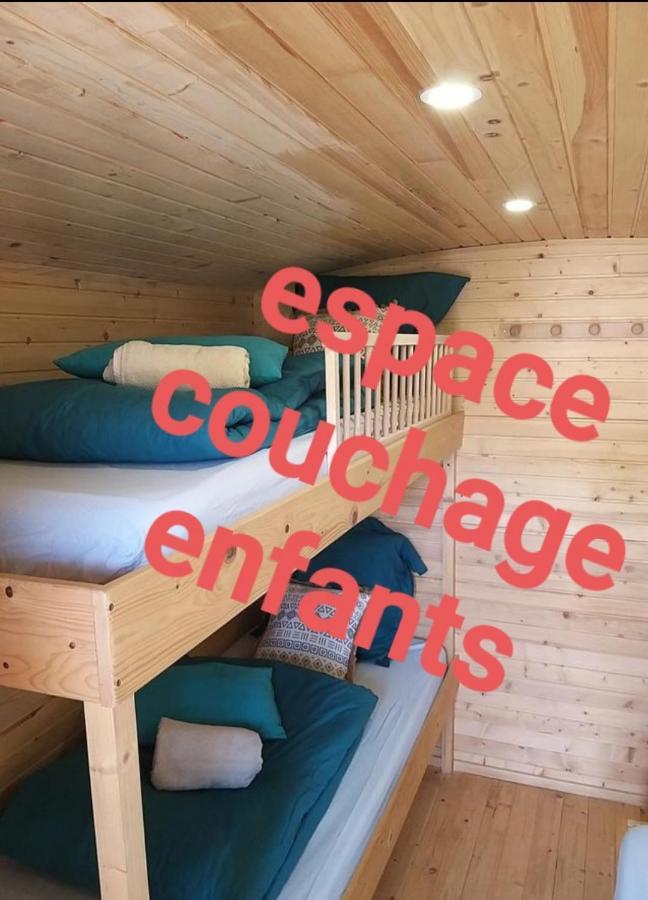 Roulottes Du Chalet Des Pins Rougeou Kültér fotó